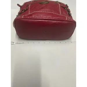 B.O.C. Born Concept Red Pebbled "Super organizer" Crossbody bag thumbnail 12