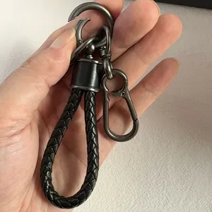 Car Keychain Carabiner Keychain for Men Women Braided Rope Bag Charm Key Rings thumbnail 5