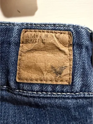American Eagle Artist Women's Blue Denim Bootcut Jeans Size XL thumbnail 6