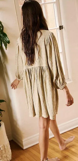 Free People get obsessed baby doll dress thumbnail 2