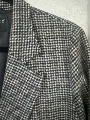 Bernardo micro-houndstooth tailored long duster coat- NWOT thumbnail 6