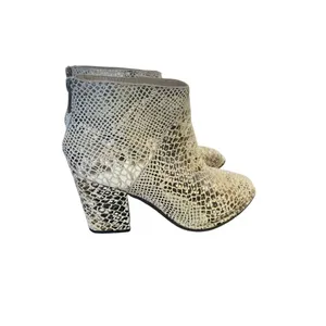 Diba True Snakeskin Ankle Booties Size 7 thumbnail 2