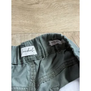NWT Womens Wonderly green wide leg high rise pleated pants lyocell stretch sz 14 thumbnail 3