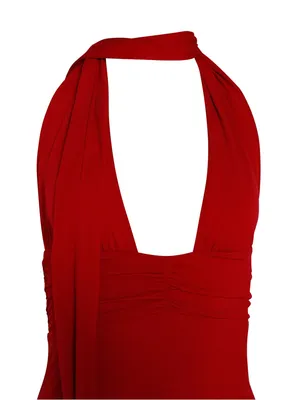 Tiger Mist ‘Luna’ Red Plunge Mini Dress thumbnail 7