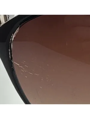 Jessica Simpson Gold & Brown Gradient Cat Eye Sunglasses thumbnail 12
