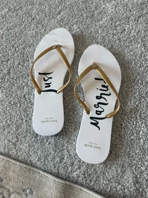 Kate Spade Just Married Flip-Flops thumbnail 2