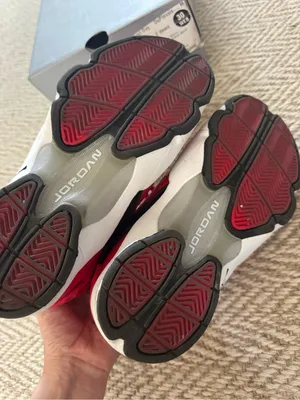 WMNS Nike Air Jordan OG 'UNIVERSITY RED' Black & White Sneakers | 7.5 thumbnail 6