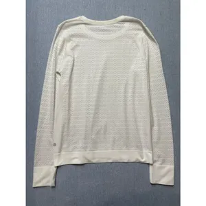 Lululemon Swiftly Breathe Long Sleeve Squad Size 8 White thumbnail 7