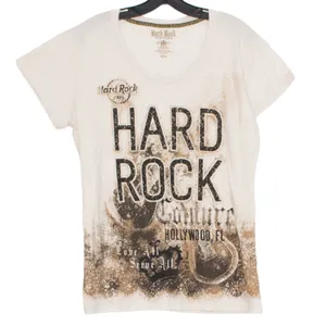 Hard Rock Couture Vintage Y2K Graphic Tee Grunge Biker Festival Juniors XXL Top thumbnail 1