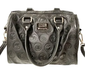 Loungefly Avengers Faux Leather Cross Body Handbag Black thumbnail 1