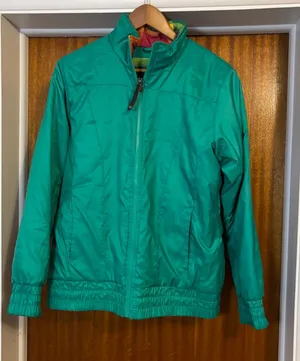 The North Face Green Full Zip Insulated Plaid Lined Jacket Womens Large F11-T502 thumbnail 1
