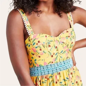 NWT Anthropologie Farm Rio Anjou Maxi Dress Size 2 Petite Retail $240.00 thumbnail 4