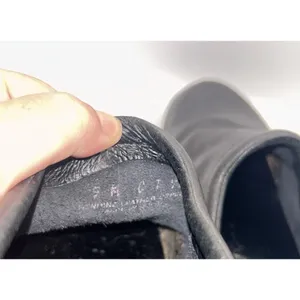 LL Bean Womens Black Leather Clogs Mules Slip On Shoes Sz 9 Comfort Granola Girl thumbnail 8