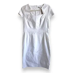 Grace Karin Womens Dress‎ Sz XL Pencil Bodycon White Cap Sleeve Dress 50s 60s thumbnail 3