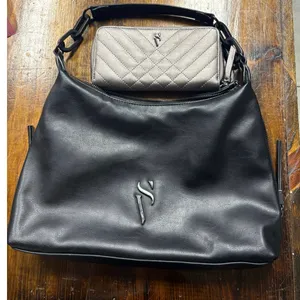 Simply Vera Vera‎ Wang Black Shoulder Bag And Wallet thumbnail 1