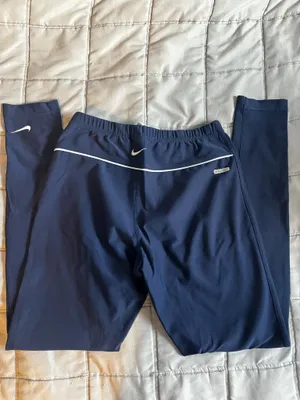 Navy Vintage Nike drawstring leggings thumbnail 2