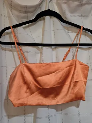 House Of Harlow Satin Cropped Cami Top thumbnail 2