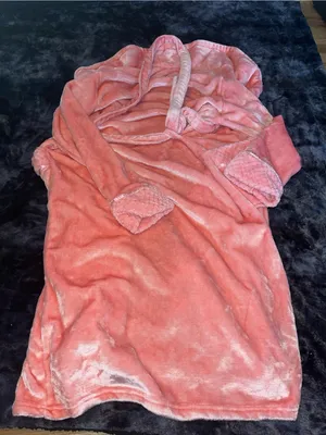 Pavilia Plush robe Pink Size undefined thumbnail 9