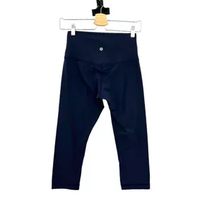 Lululemon Align‎ Crop Deep Indigo Navy Blue Size 6 thumbnail 4