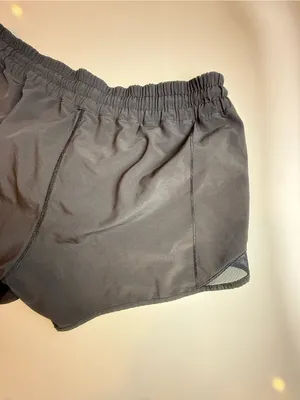 Lululemon Speed Running Shorts‎ Black Lined Athletic Gym Yoga Women Size 8 thumbnail 6