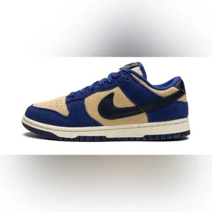 Nike Dunks Low Dunk Sneakers in Deep Royal Blue / Sesame / Midnight Navy thumbnail 2