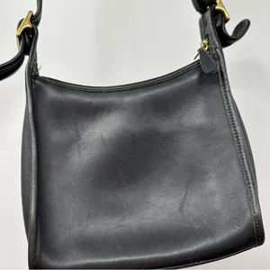 Vintage Coach 9997 Legacy Black‎ Genuine Leather Crossbody Bag thumbnail 2