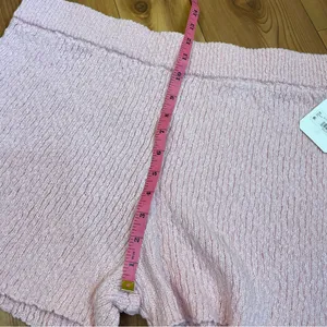 Altar’d State Lana High Rise Pink Pull-On Sweater Knit Shorts NWT XXL Cotton thumbnail 3