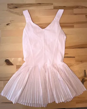 Lululemon City Tank Pink Pleated Peplum Top thumbnail 1