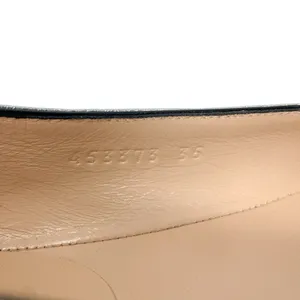 Gucci Silver Foiled Leather Marmont GG Logo Kiltie Fringe Flat Loafers EU 35 thumbnail 10