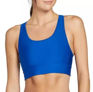 (C280) DSG Women’s Racerback Compression Sports Bra Size XS Team Royal Blue thumbnail 1