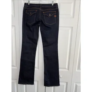 Miss Me Megan Bootcut Jeans Womens 31 Dark Wash Flap Pocket Denim Western Rugged thumbnail 3