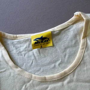 Vintage McKay Yellow Cotton Basic Tee thumbnail 3