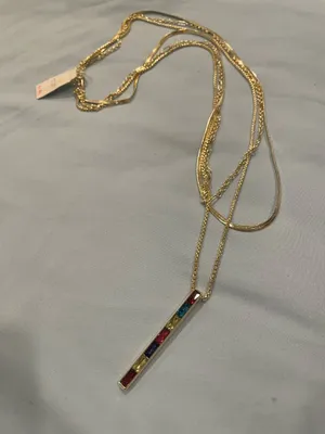 Kendra Scott Gold Multistrand Necklace thumbnail 1