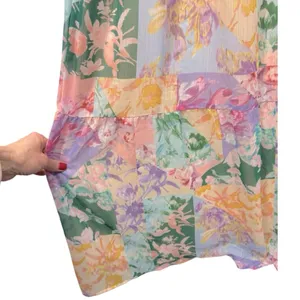 NWT Lane Bryant Patchwork‎ Floral Sleeveless V-Neck Tiered Maxi Dress 16 thumbnail 8