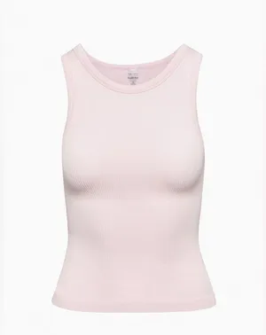 Aritzia Sunday Best ReRib tank top ribbed scoop crop sinch seamless lilac bloom thumbnail 9