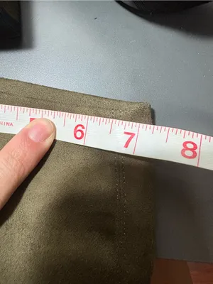 GUESS Over-the-Knee Lace-Up Peep-Toe Boots in Olive Green thumbnail 8