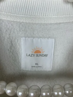 Lazy Sunday Santa Barbara Tennis Club Sweatshirt Size XL thumbnail 9