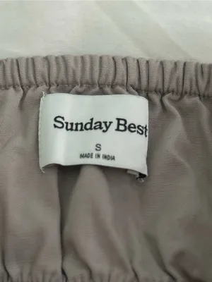 Aritzia Sunday Best Martine Poplin Dress in Taupe thumbnail 4