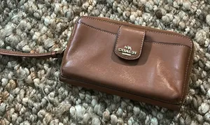 Coach Saddle Leather Phone Case F55816 thumbnail 1