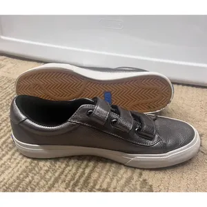 NWOB‎ Ked's Women's Jump Kick V Fashion Sneaker in Gunmetal Leather Sz 9 thumbnail 6