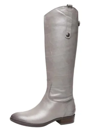 Sam‎ Edelman Gray Leather Riding Boots – Size 6W – New in Box thumbnail 1