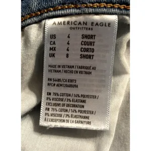 American Eagle, NE(X)T level stretch, Womens, Size US 4,Blue Denim,Jeggings‎ thumbnail 5
