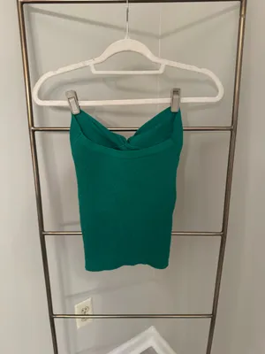 Amazon Green strapless Tube Top thumbnail 2