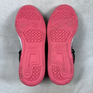 Puma Rebound V6 Womens 8.5 High Top Sneakers Black White Pink 403462-02 thumbnail 10