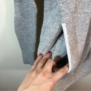 Lululemon Summit Stride Sweater Heathered Core Ultra‎ Light Grey Women’s Medium thumbnail 7
