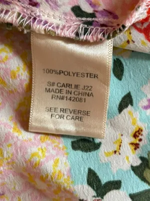 Altard State High Low Maxi Dress Floral Color Block Womens Size XS thumbnail 7