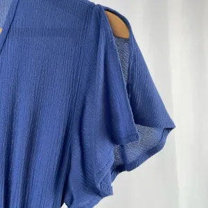 Lulus Heart of Marigold Wrap Maxi Dress‎ in Denim Blue Size Extra Small thumbnail 9