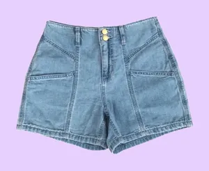 Universal Thread Two Button High Rise Denim Midi Shorts 🔥 thumbnail 1