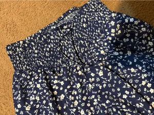 Floral Blue Pants Shein thumbnail 4