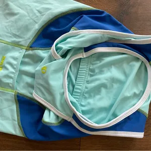 Pearl Izumi Teal and Navy with lime stitching Tank Top size M thumbnail 6